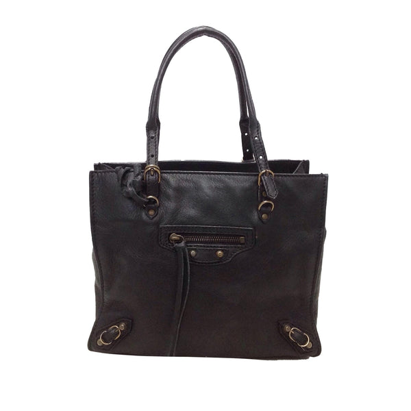 Balenciaga Papier A4 Leather Satchel 27903 | Authentic Pre-Owned