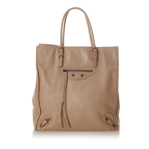 Balenciaga Papier A5 Leather Tote Bag — Premium Leather Tote