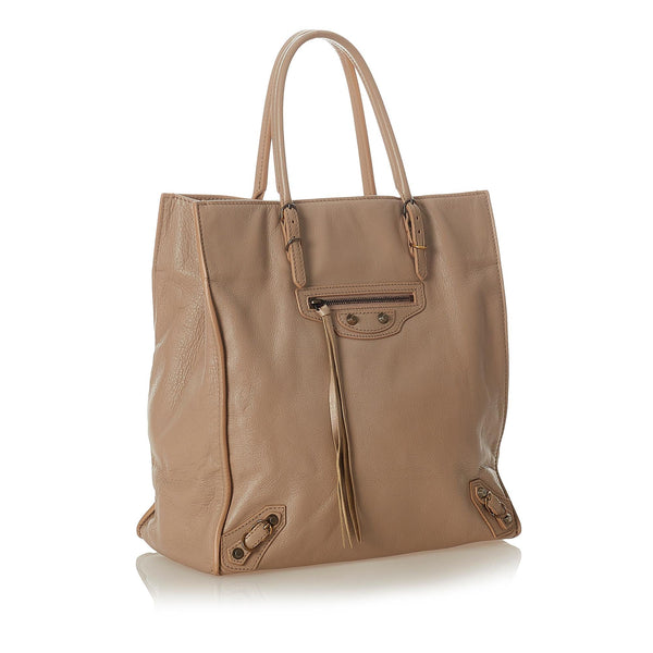 Balenciaga Papier A5 Leather Tote Bag — Premium Leather Tote