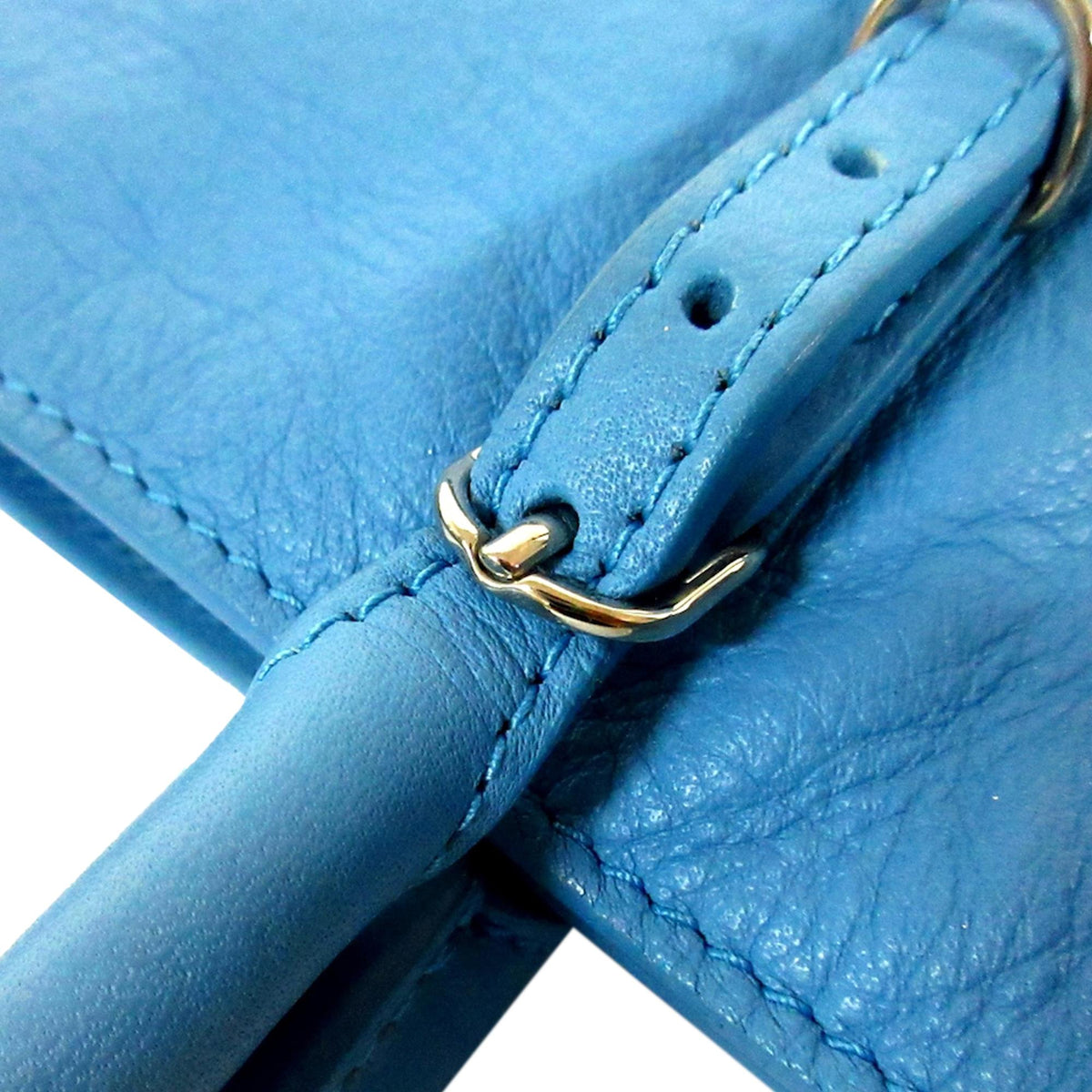 Balenciaga Papier A5 Leather Tote Bag jrm6nk | Authentic Pre-Owned hardware detail