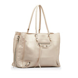 Balenciaga Papier B4 Zip Around Satchel | Authentic Pre-Owned side view
