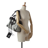 Balenciaga Perforated Twill Motocross Classic City Handbag interior view