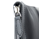 Balenciaga Punch Logo Navy Clip Clutch | Authentic Pre-Owned front view