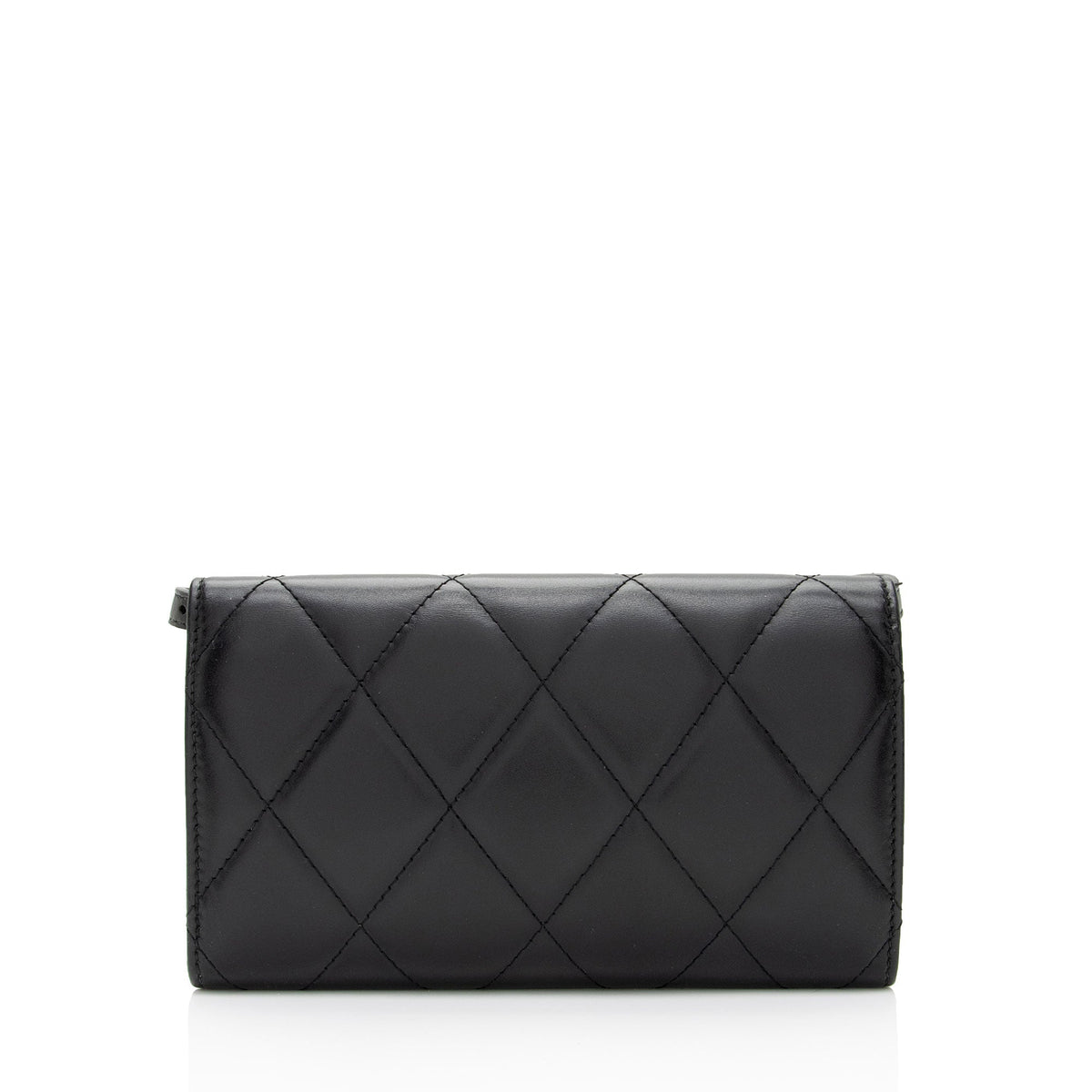 Balenciaga Quilted Calfskin B Phone Holder Crossbody Bag angle view