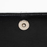 Balenciaga Quilted Metallic Leather B Dot Shoulder Bag front view