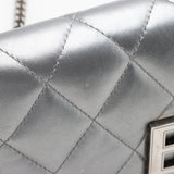 Balenciaga Quilted Metallic Leather B Dot Shoulder Bag angle view