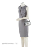 Balenciaga Quilted Metallic Leather B Dot Shoulder Bag interior view
