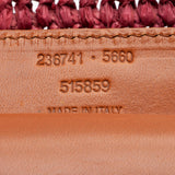 Balenciaga Raffia Motocross Classic Panier Small Tote interior view