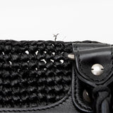 Balenciaga Raffia Striped Panier XS Tote | Authentic Pre-Owned detail view