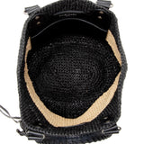 Balenciaga Raffia Striped Panier XS Tote | Authentic Pre-Owned hardware detail