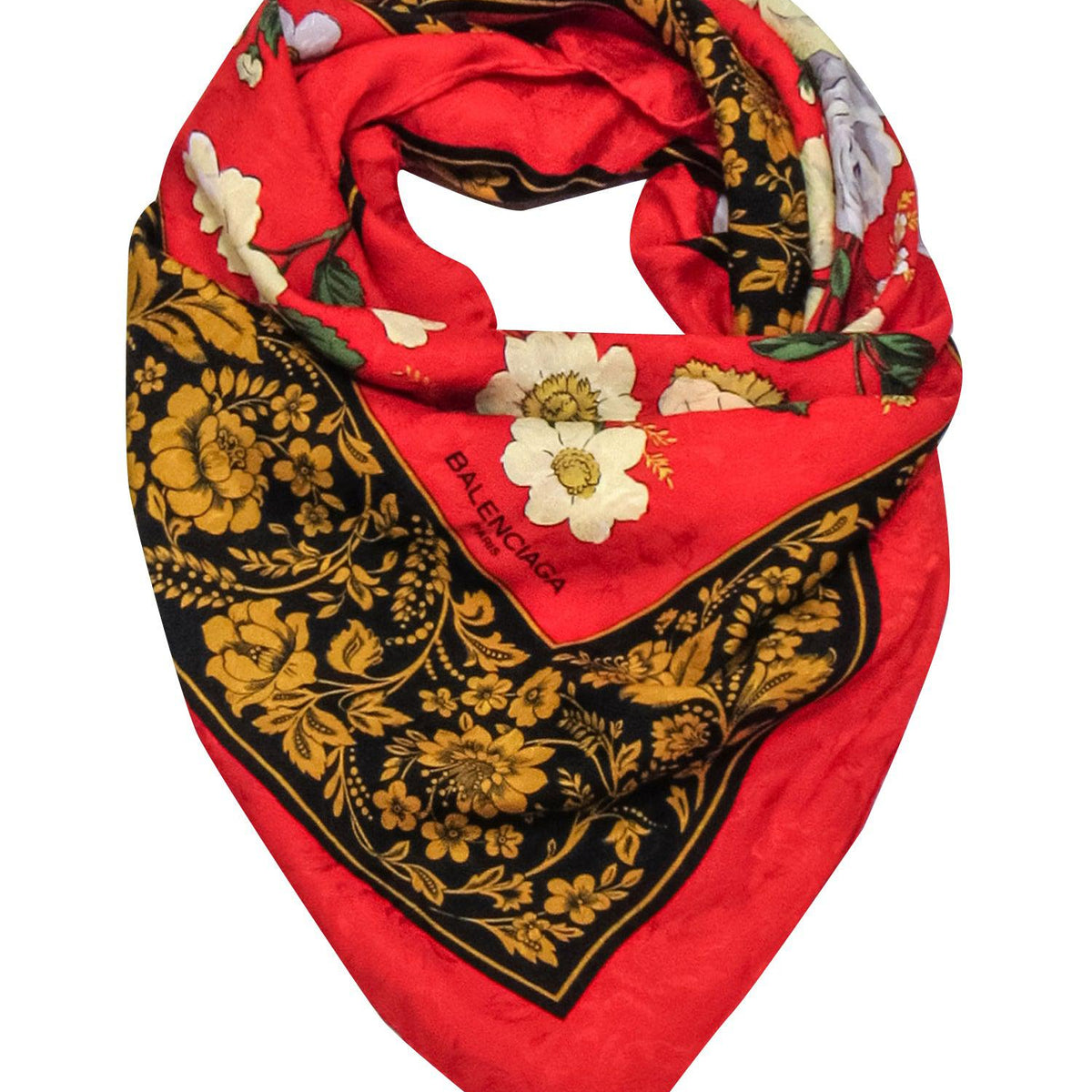 Luxar577 elegant leather Scarf side view