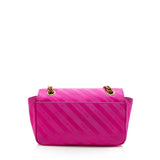 Balenciaga Satin Jacquard BB S Round Shoulder Bag - Final Sale angle view