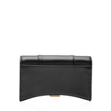 Balenciaga Shiny Calfskin Hourglass Wallet on Chain Bag 23824 angle view