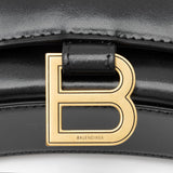 Balenciaga Shiny Calfskin Hourglass Wallet on Chain Bag 23824 close-up view