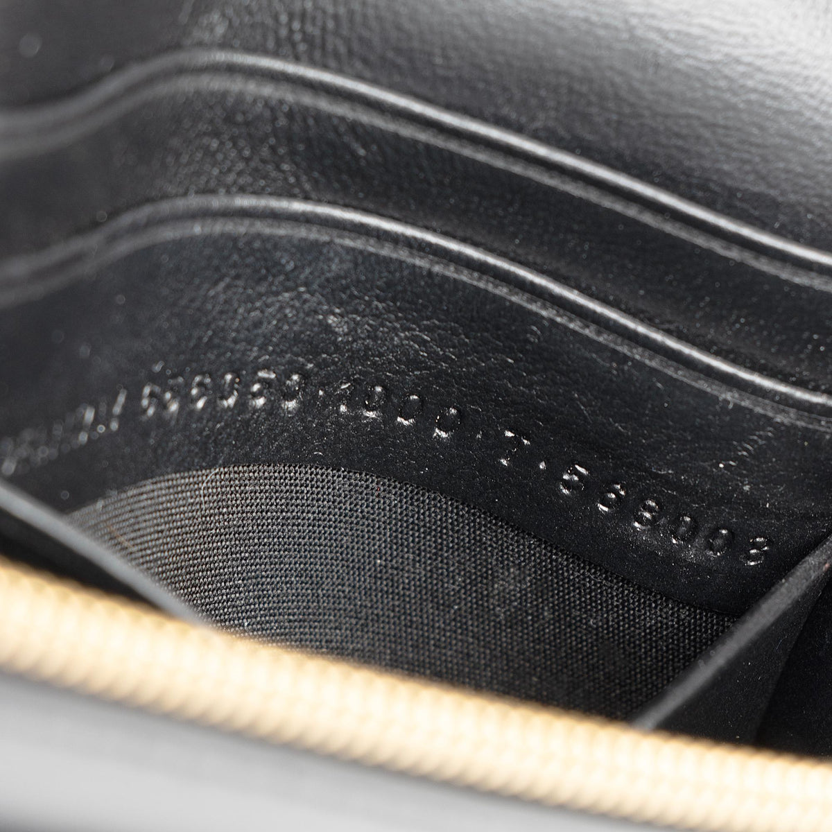 Balenciaga Shiny Calfskin Hourglass Wallet on Chain Bag RgTbFx detail view