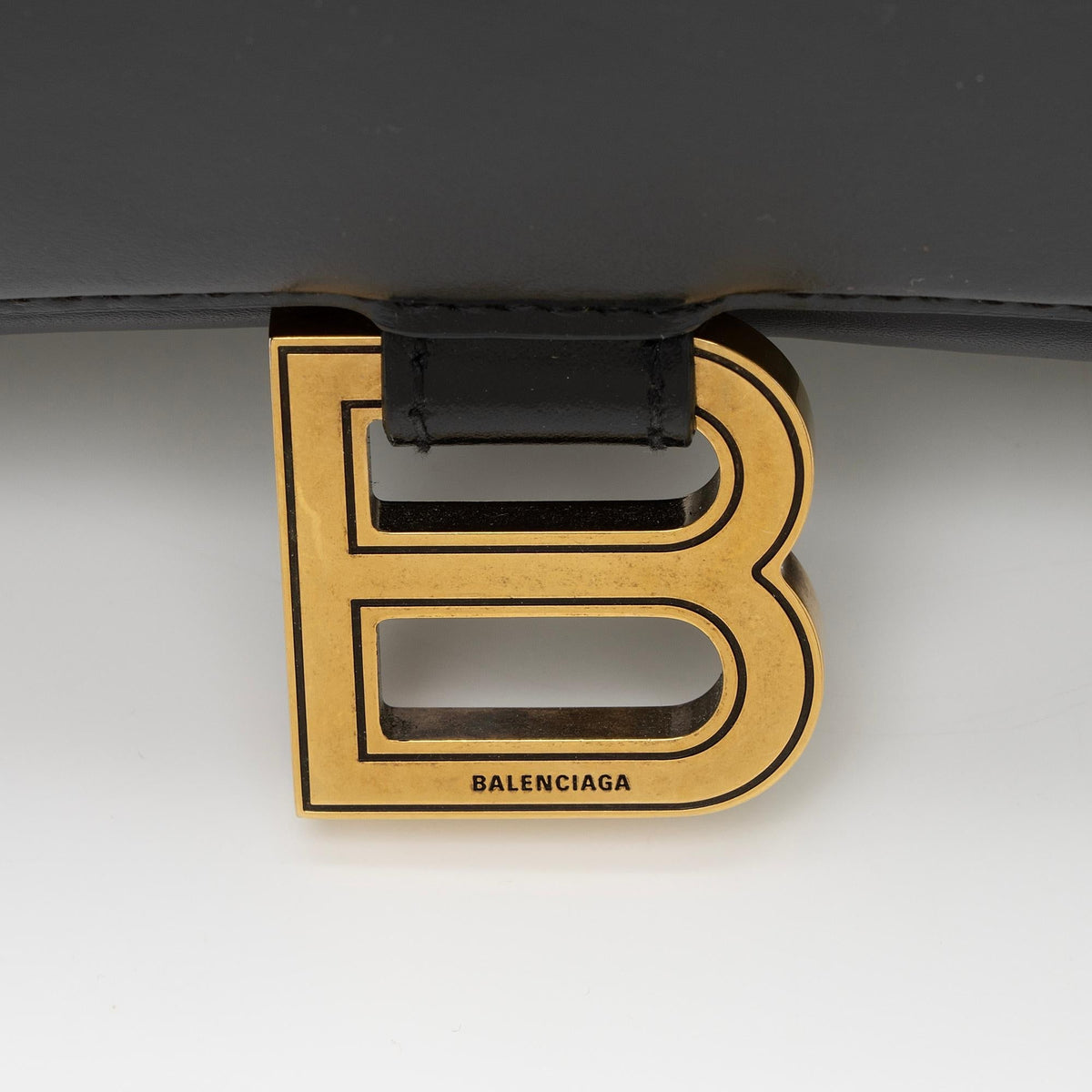 Balenciaga Shiny Calfskin Hourglass Wallet on Chain Bag RgTbFx interior view