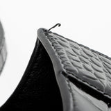 Balenciaga Shiny Croc Embossed Calfskin Hourglass XS Satchel 20783 angle view
