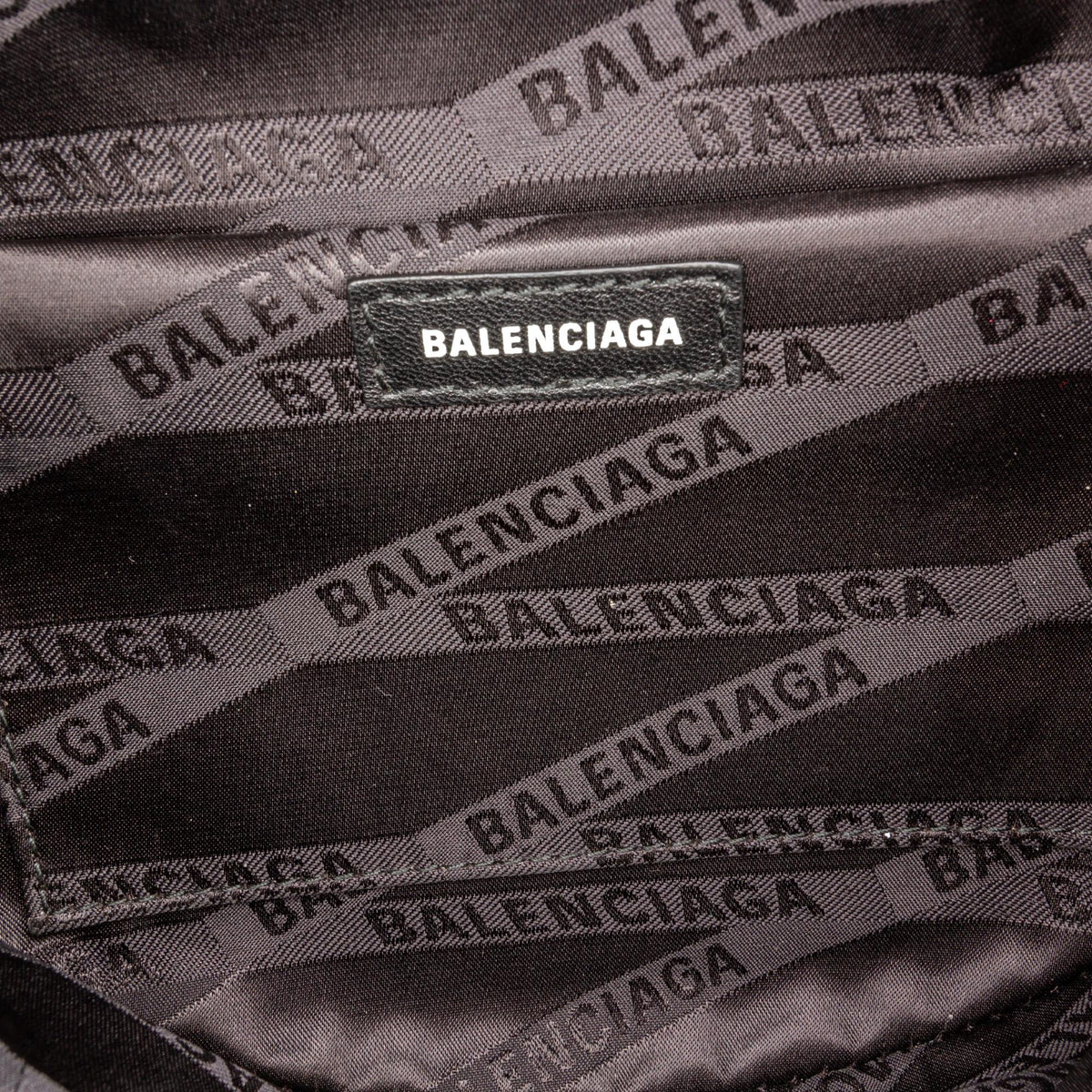 Balenciaga Souvenir Embossed Patent Leather Belt Bag — Designer Belt Bag