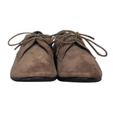 Side view of Balenciaga loafer Tan premium designer bag