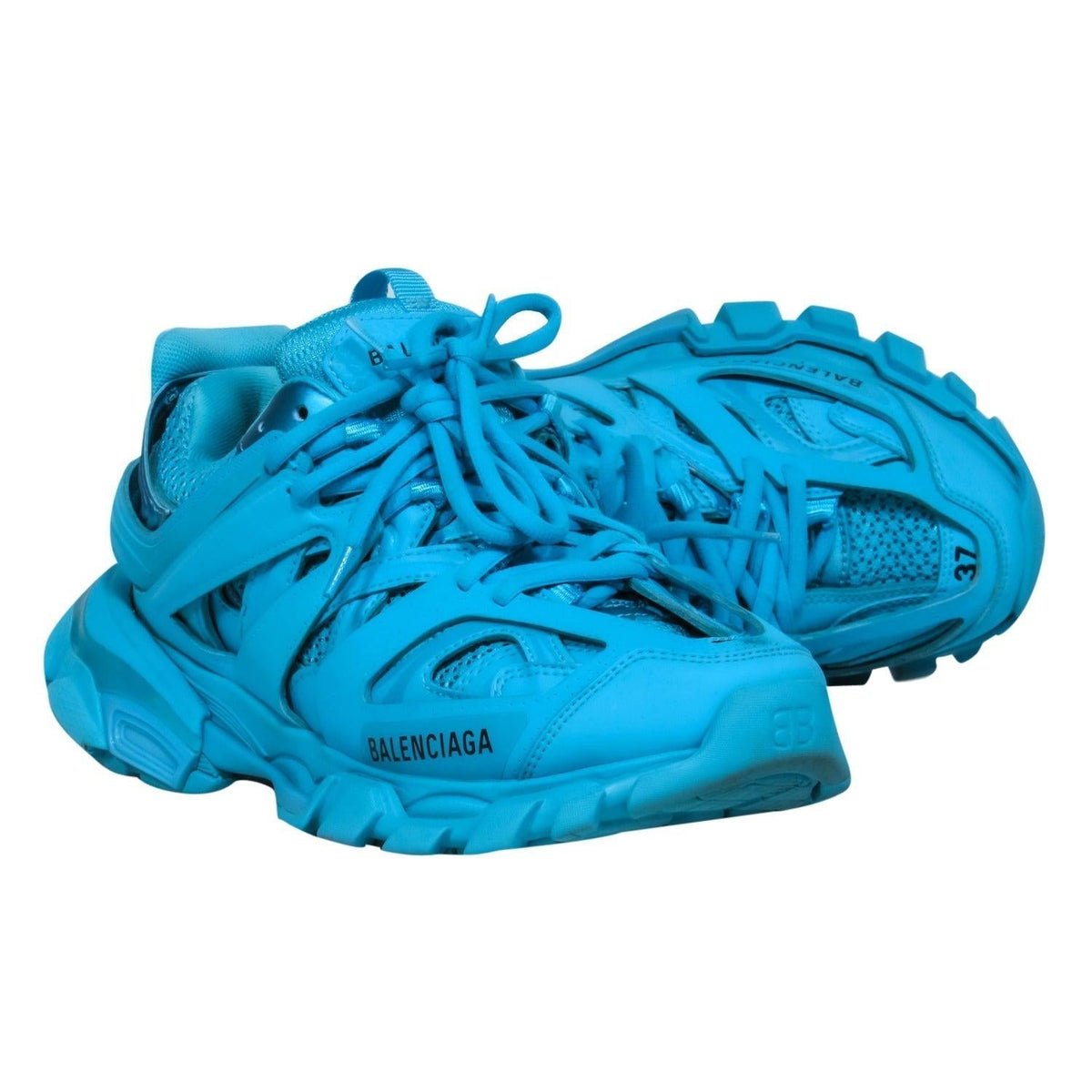 Balenciaga women's sneaker Blue luxury designer leather