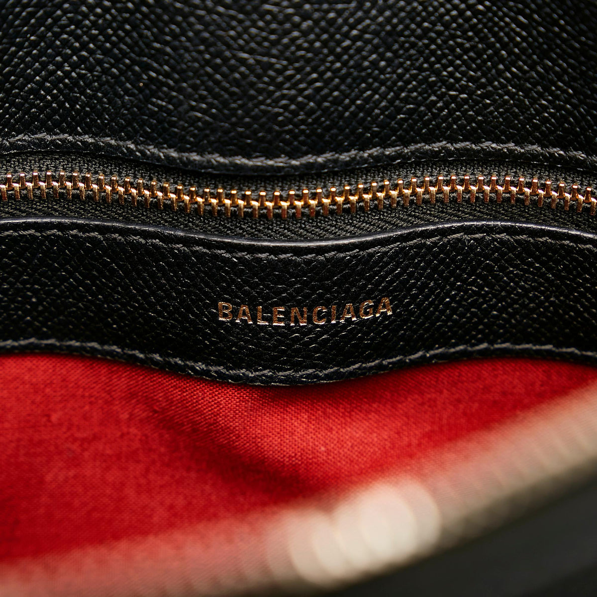 Balenciaga Ville Leather Satchel 36560 | Authentic Pre-Owned detail view