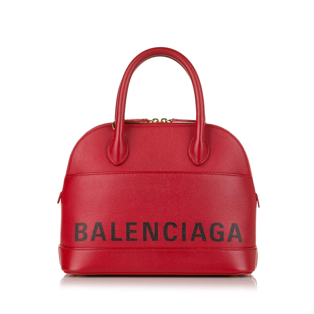 Balenciaga Ville Leather Satchel RNCLqi | Authentic Pre-Owned angle view