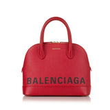 Balenciaga Ville Leather Satchel RNCLqi | Authentic Pre-Owned