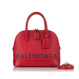 Balenciaga Ville Leather Satchel RNCLqi | Authentic Pre-Owned interior view