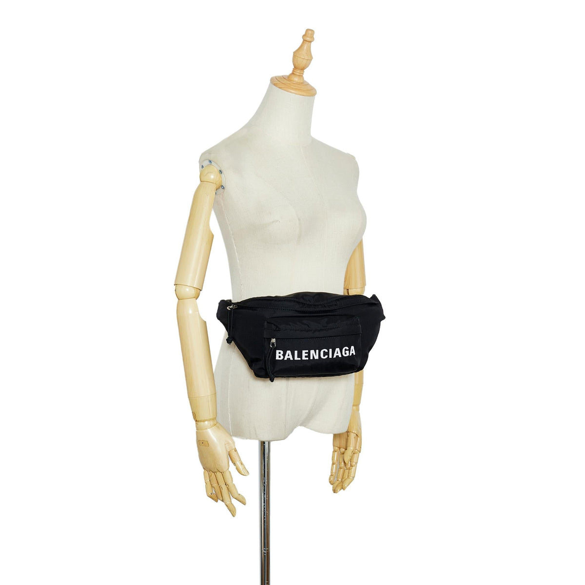Balenciaga Wheel Logo Belt Bag CGdVP8 | Authentic Pre-Owned interior view