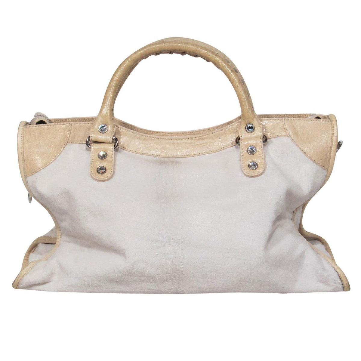 Luxar572 elegant leather Satchel back view