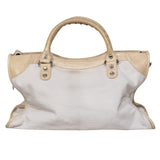 Luxar572 elegant leather Satchel back view