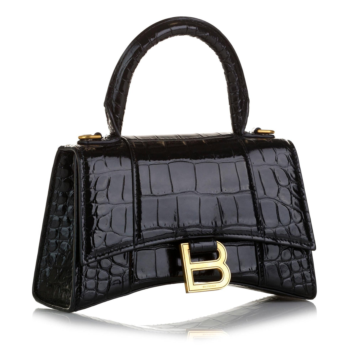 Balenciaga XS Embossed Hourglass | Authentic Pre-Owned side view