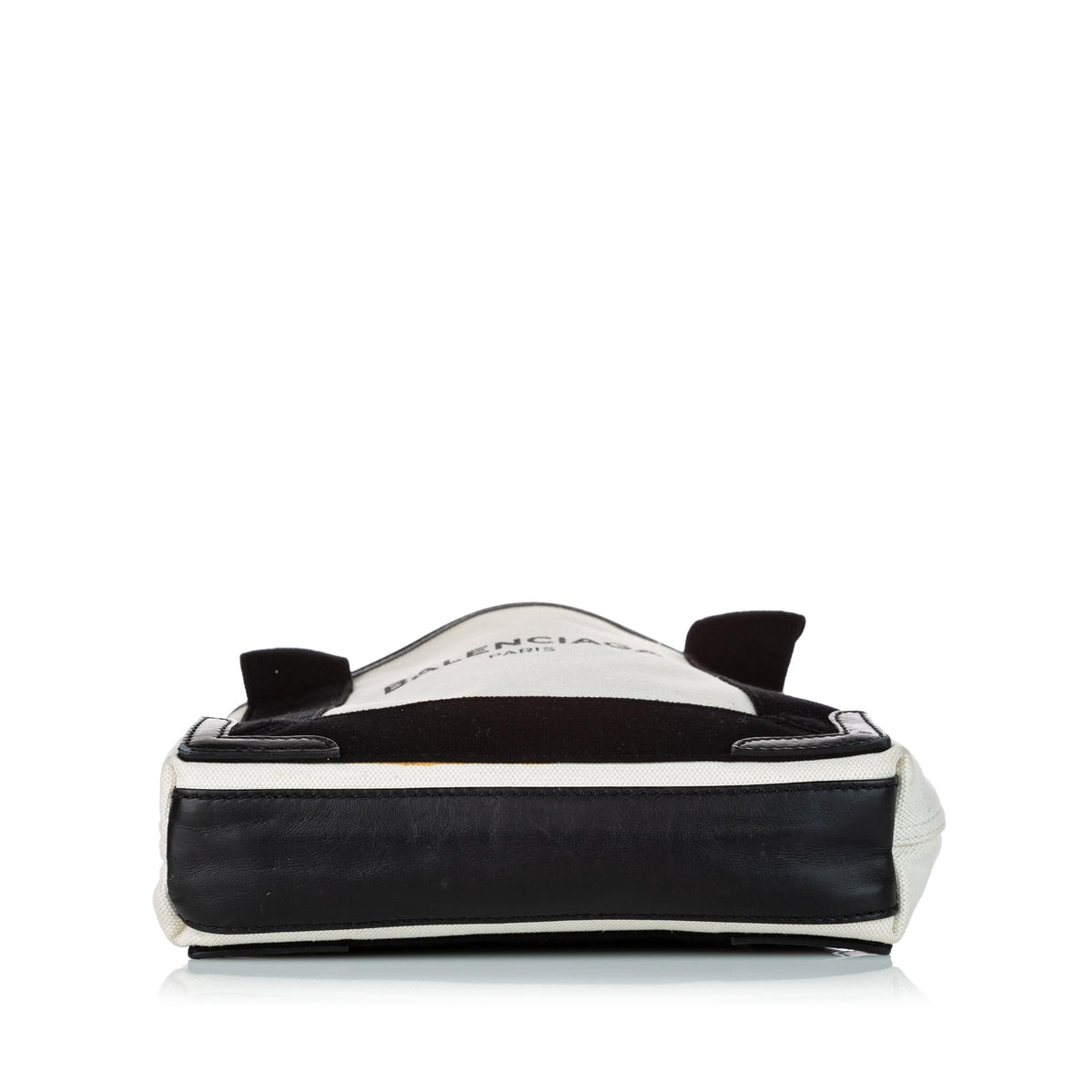 Balenciaga XS Navy Cabas Canvas Satchel | Authentic Pre-Owned back view