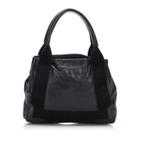 Balenciaga XS Navy Cabas KRVpSY | Authentic Pre-Owned angle view