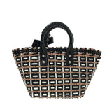 Balenciaga XS Woven Bistrot Panier Tote | Authentic Pre-Owned angle view