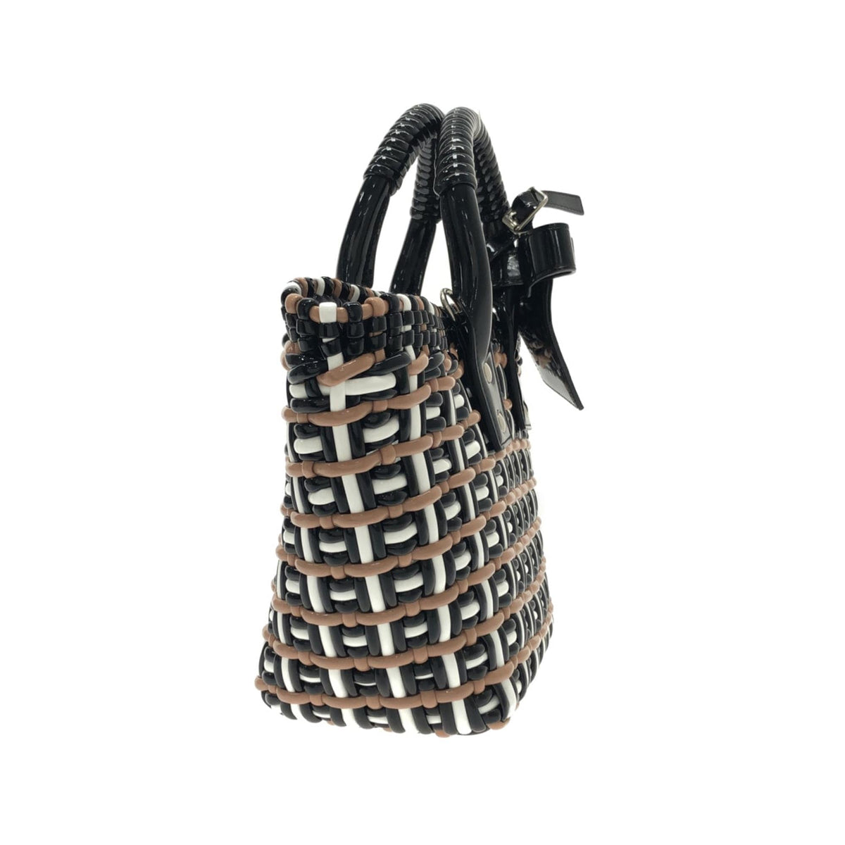 Balenciaga XS Woven Bistrot Panier Tote | Authentic Pre-Owned side view