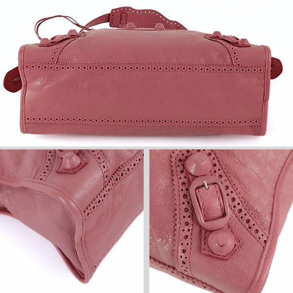 Balenciaga City shoulder bag in pink leather — Designer Shoulder Bag