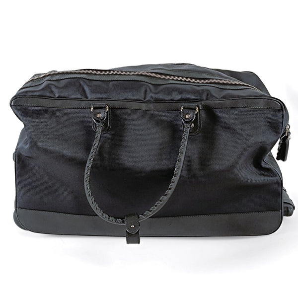 Balenciaga Trolley suitcase in black canvas and leather | Designer Luxury Handbag