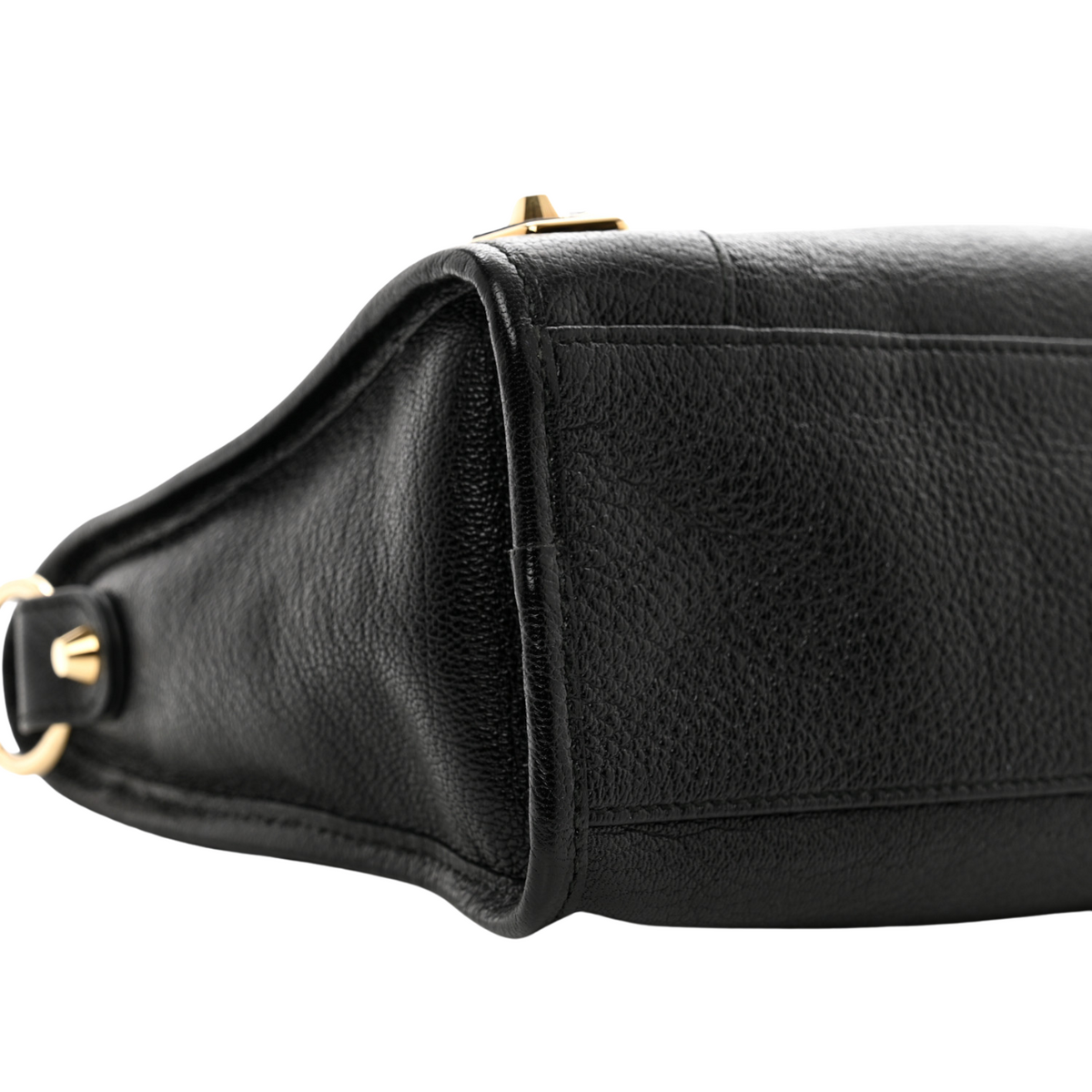 Balenciaga Black Leather Metallic Edge City Tote | Designer Leather Handbag