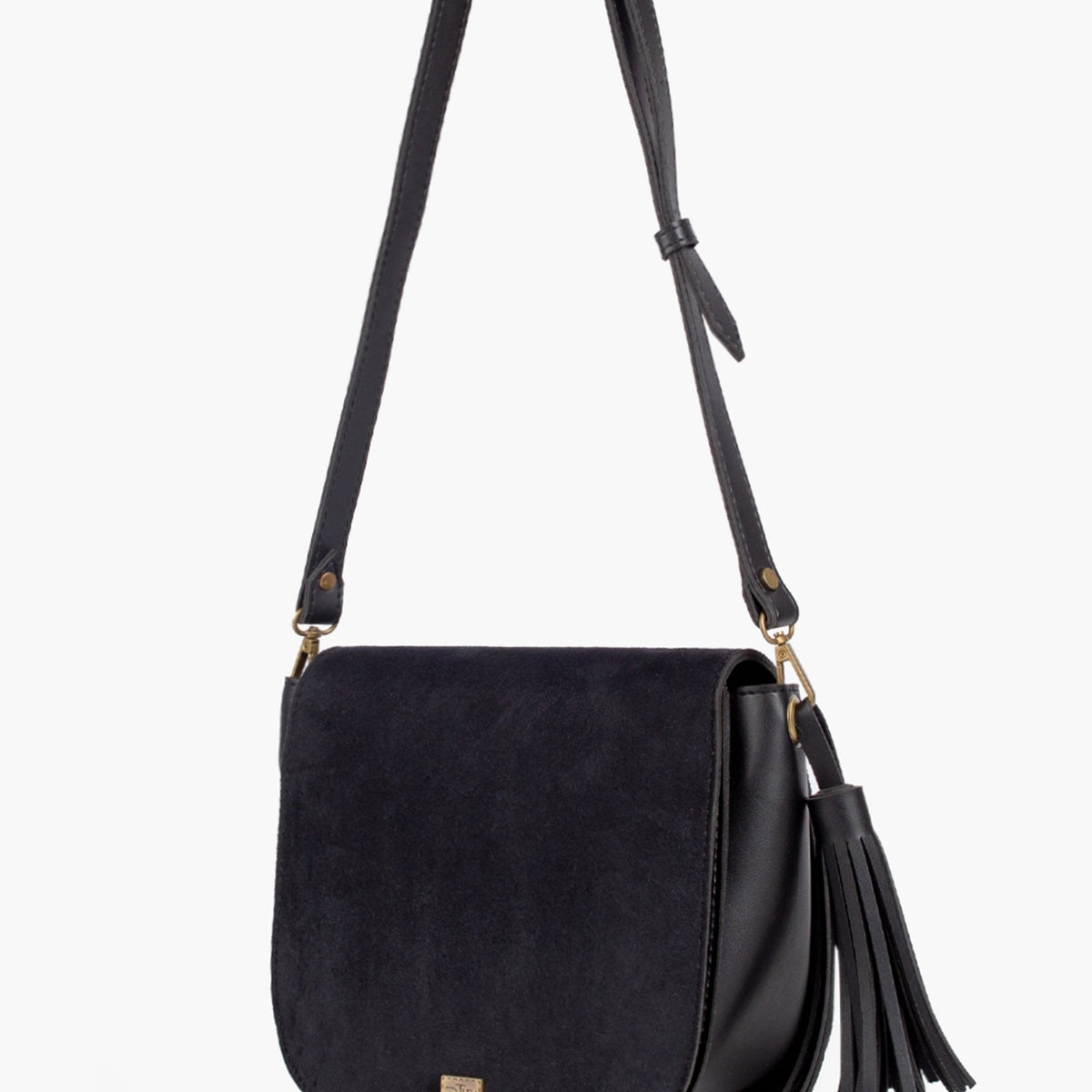 Ziva's Charm crossbody bag – front view (one versatile size)