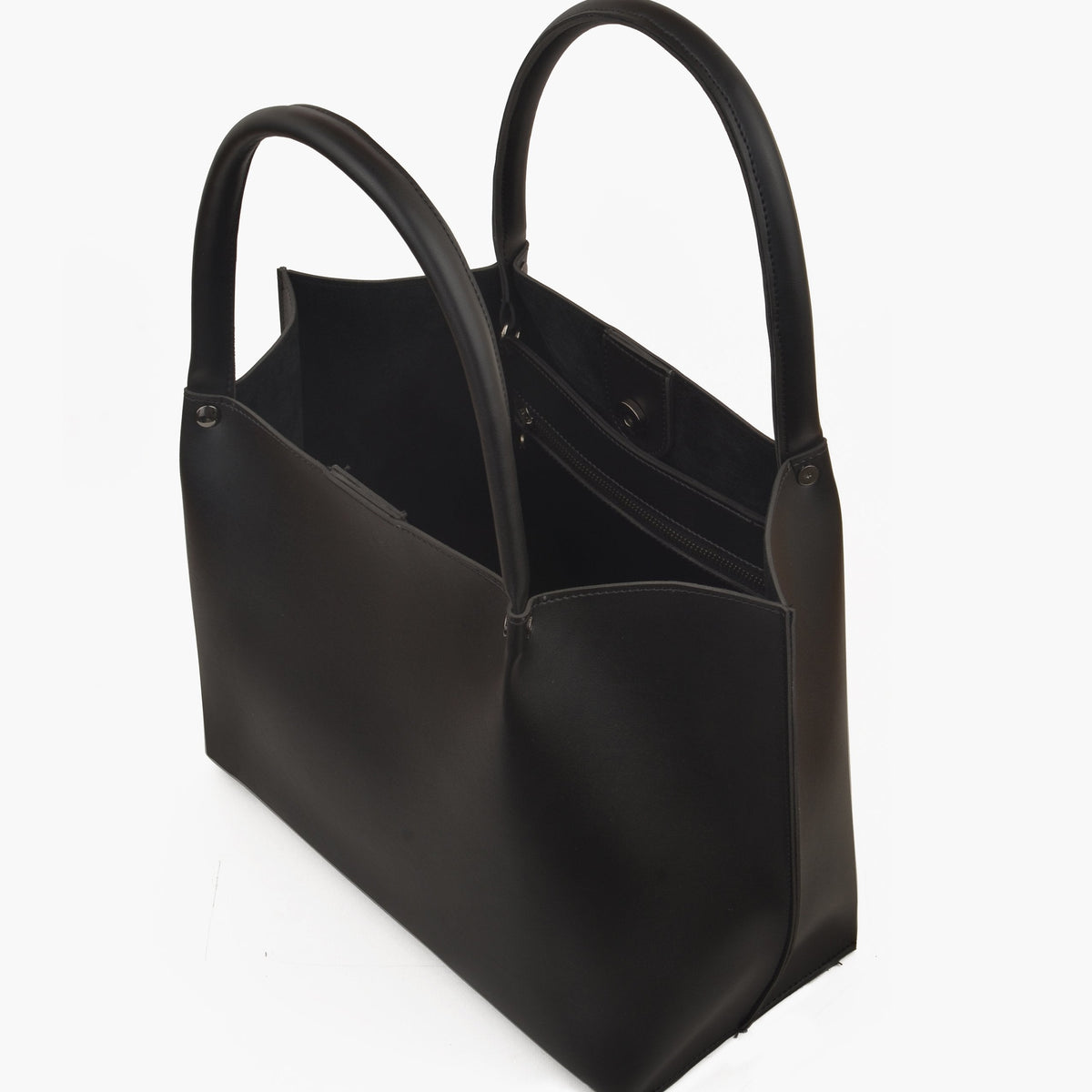 Ziva's Charm shoulder bag – side angle view (one versatile size)