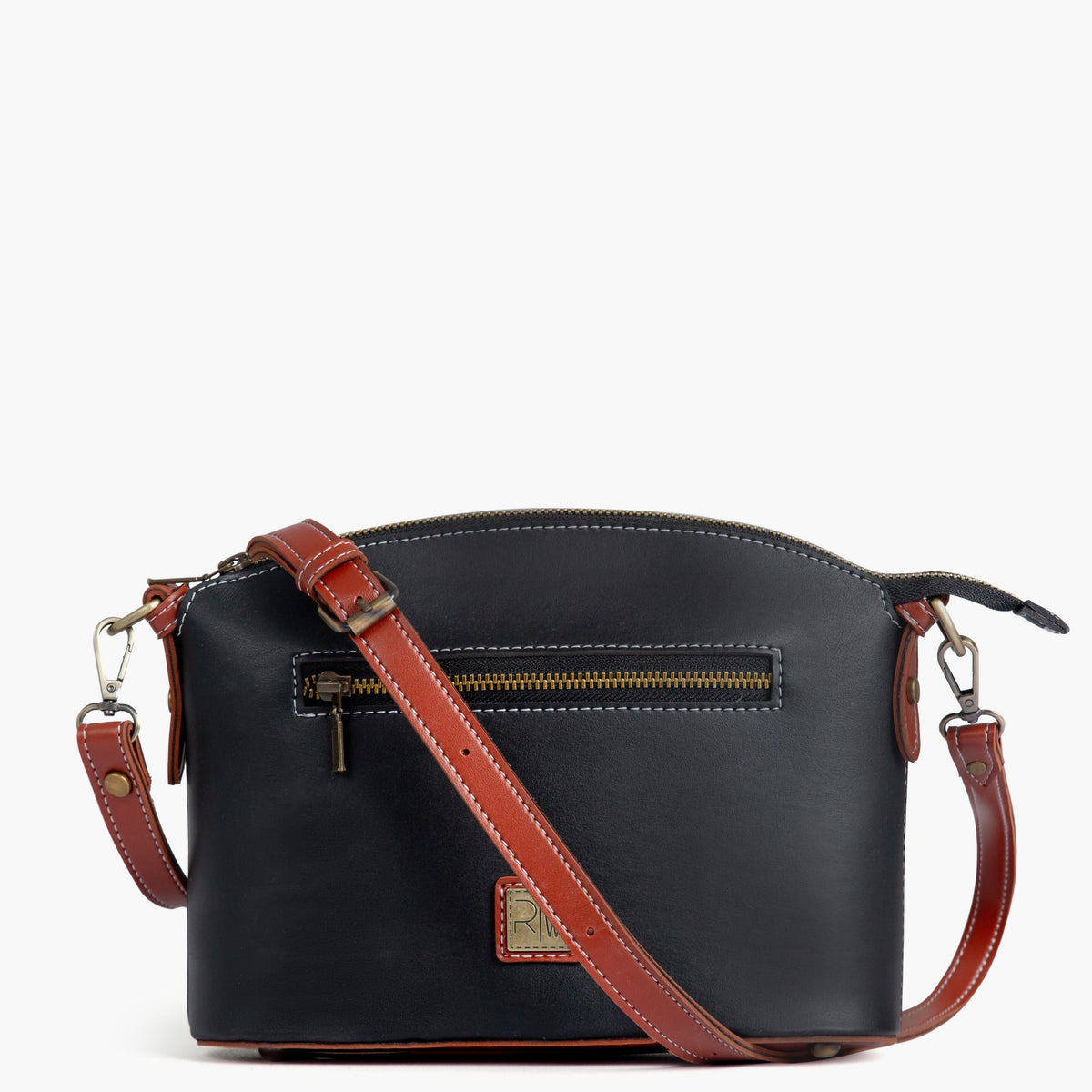 Ziva's Charm crossbody bag – front view (one versatile size)