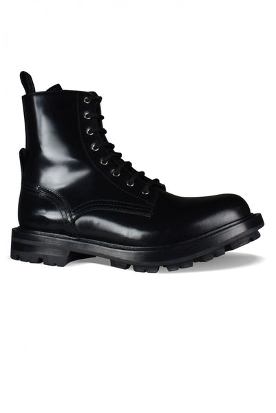 Alexander McQueen premium boots & booties detail and craftsmanship close-up