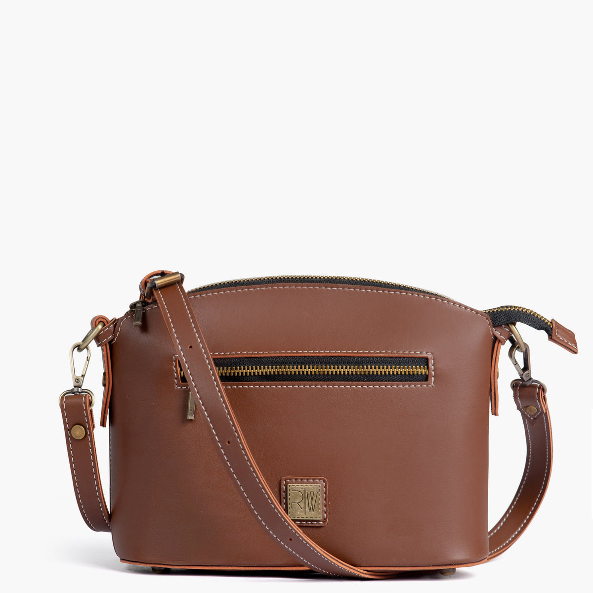 Ziva's Charm crossbody bag – front view (one versatile size)