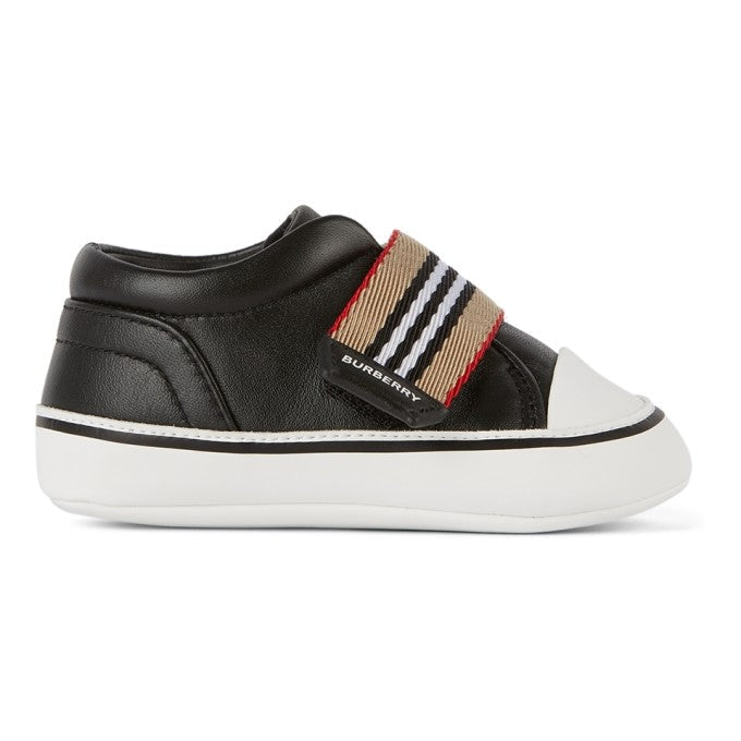 Burberry premium sneakers detail and craftsmanship close-up