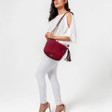 Ziva's Charm crossbody bag – carry view (one versatile size)