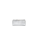 Balenciaga authentic luxury handbag Silver leather craftsmanship