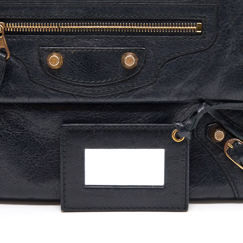 Balenciaga women's handbag Black luxury designer leather
