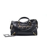 Balenciaga women's handbag Black luxury designer leather