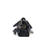 Luxar595 elegant leather Handbag flat lay view